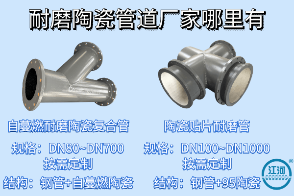 陶瓷耐磨管道哪里買(mǎi)-42年品牌+ASME焊接工藝[江河]